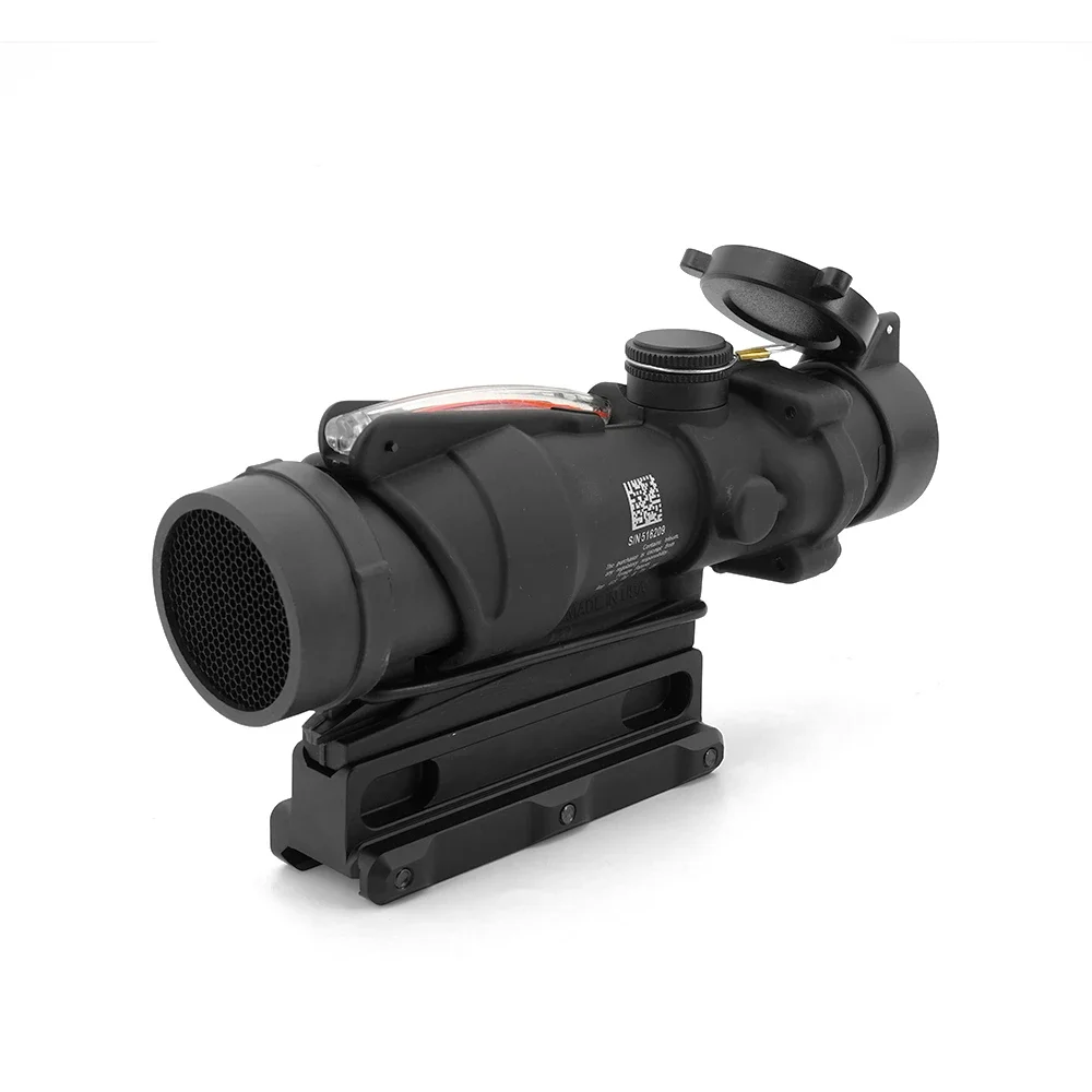 Scope Sight TA31 4X32 True Fiber Optic Prism Sight With RM Red Dot 2.05" Centerline Height Combo