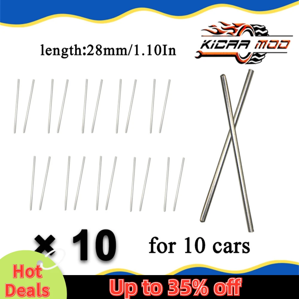 1/64 Model Car Wheels Axle For Hot Wheels Replacement Parts for Hotwheels Matchbox Tomica Diecast Model Toys (10 Sets) 5