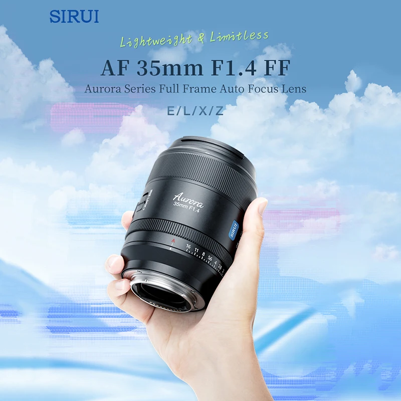 SIRUI AF 35mm F1.4 자동 초점 렌즈 풀 프레임 자동 초점 카메라 렌즈 ( FE, 후지필름 XF, 니콘 Z L 마운트 카메라용)
