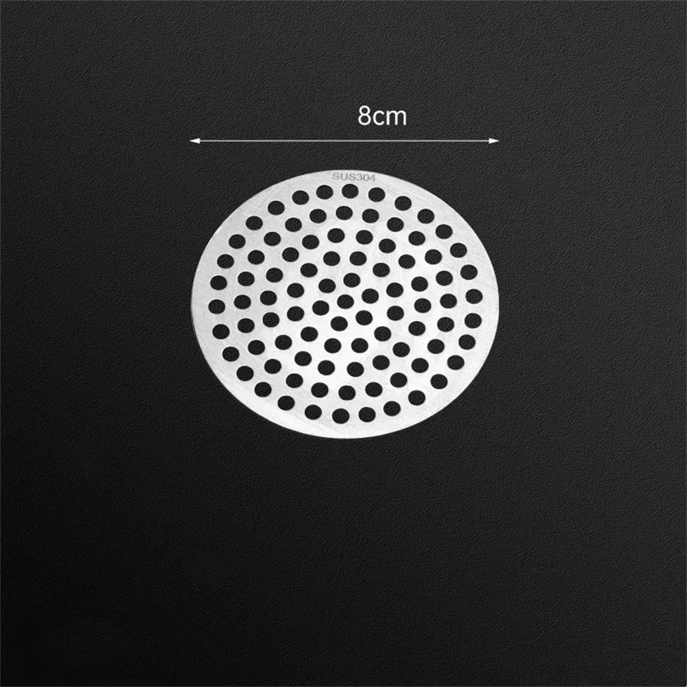 Sink strainer hair drain catcher shower drain cover 1 pc 6-16cm 304 stainless hair filter floor drain pad tool bathroom accessories shower drain cover drains cover sink strainer