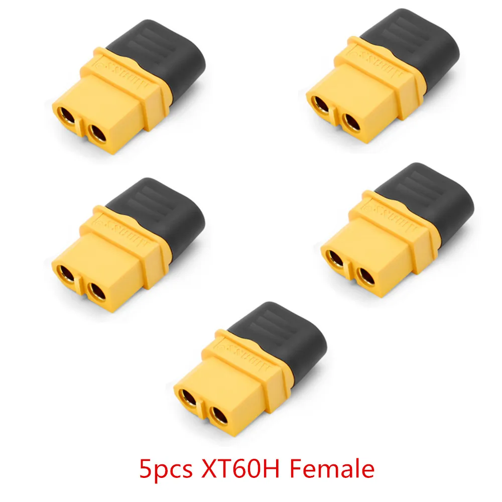 XT60H Connector Plugs with Sheath Housing (10 Pairs)