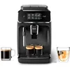 2200 Series Fully Automatic Espresso Machine, Classic Milk Frother, 2 Coffee Varieties, Intuitive Touch Display, 100% , Black 1