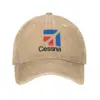Cessna Aircraft Logo Baseball Cap USA Unisex Teens Sunscreen Hip Hop Dad Hats Summer Vintage Hunting Camping Baseball Caps 2