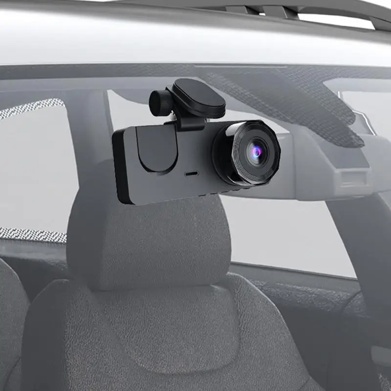 Car Driving Recorder Night Vision 1080P Driving Recorder Blac Auto Accessories Loop Recording Car Cam Front And Rear dash cam