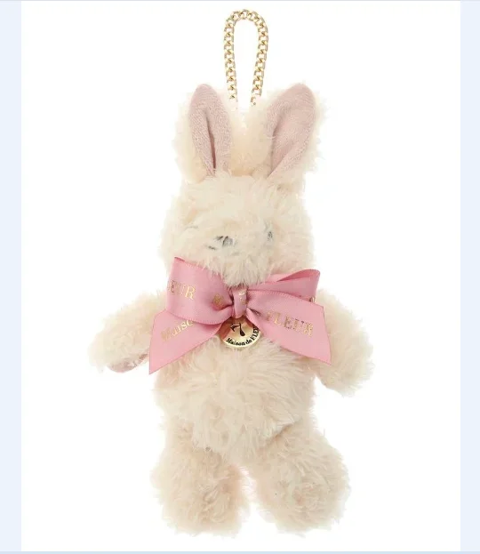 Japanese Style Cute Plush Doll 7th Anniversary Cartoon Rabbit Pattern Bag Charm Key Pendant Girl Ladies Pendant for Handbag
