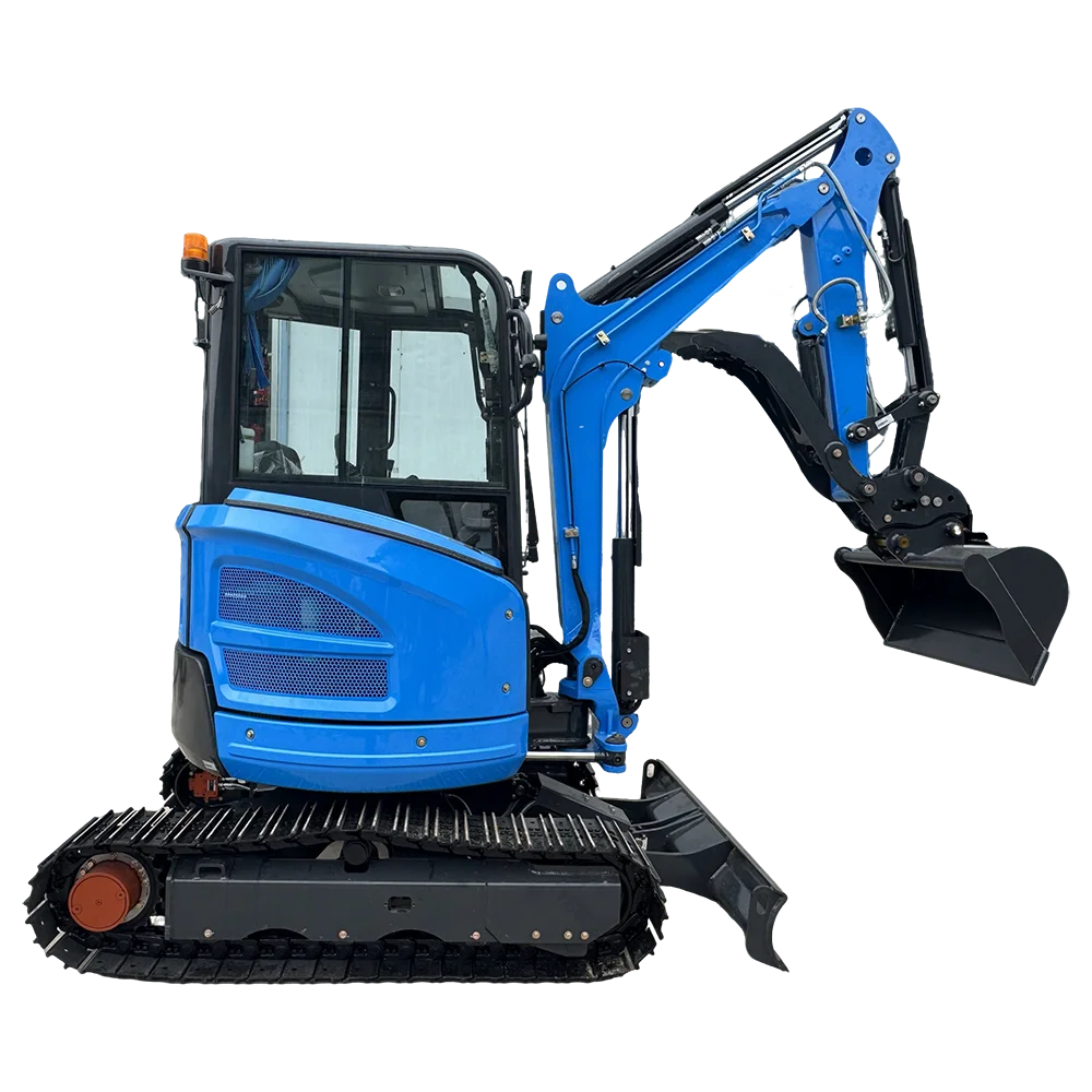Mini-Bagger 2,6 Tonnen mit EPA-Motor, Kompaktbagger für Landwirtschaft, 3000kg Maschine, Preiswerte Mini-Bagger
