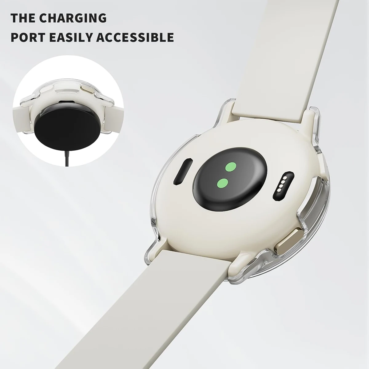 Premium Case and Screen Protector for Garmin Venu 4 Smartwatch - Anti-Drop Bumper Cover