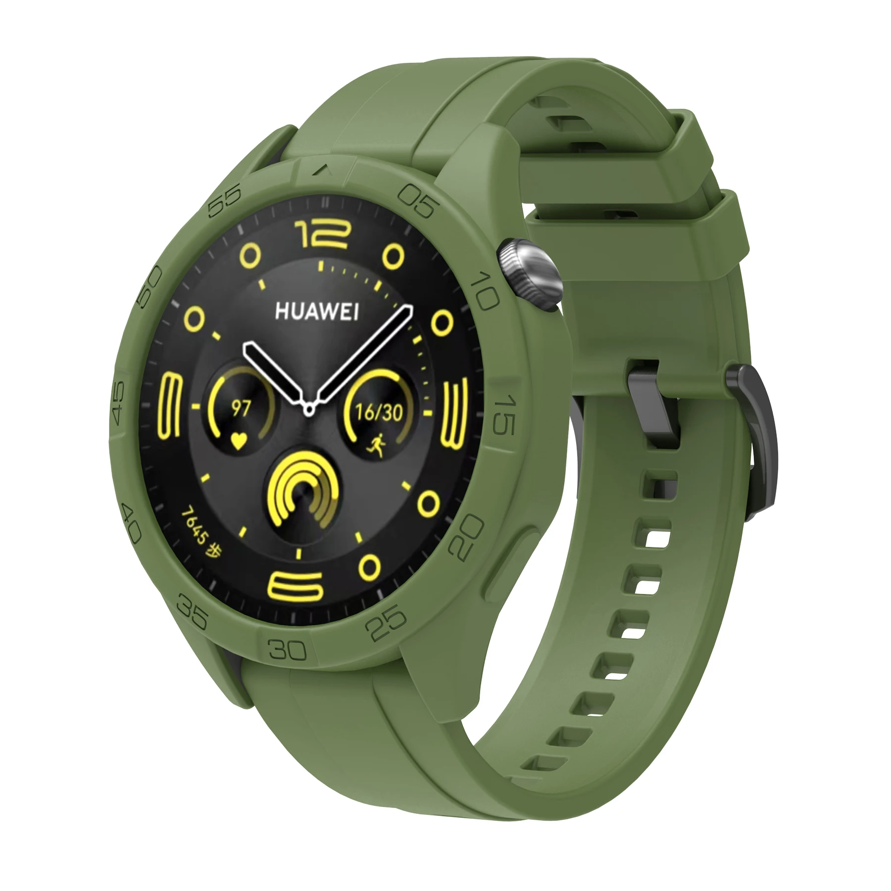High-Quality Silicone Band with Lightweight Watch Case