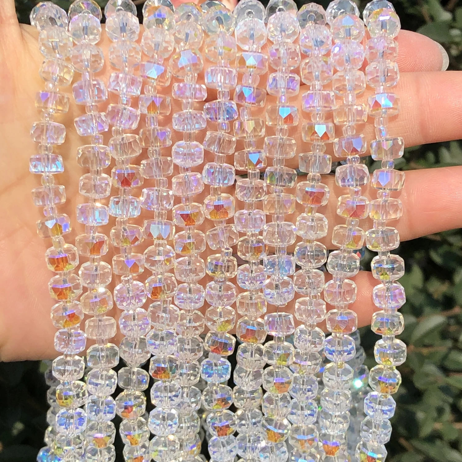 80 PCs Clear Beads