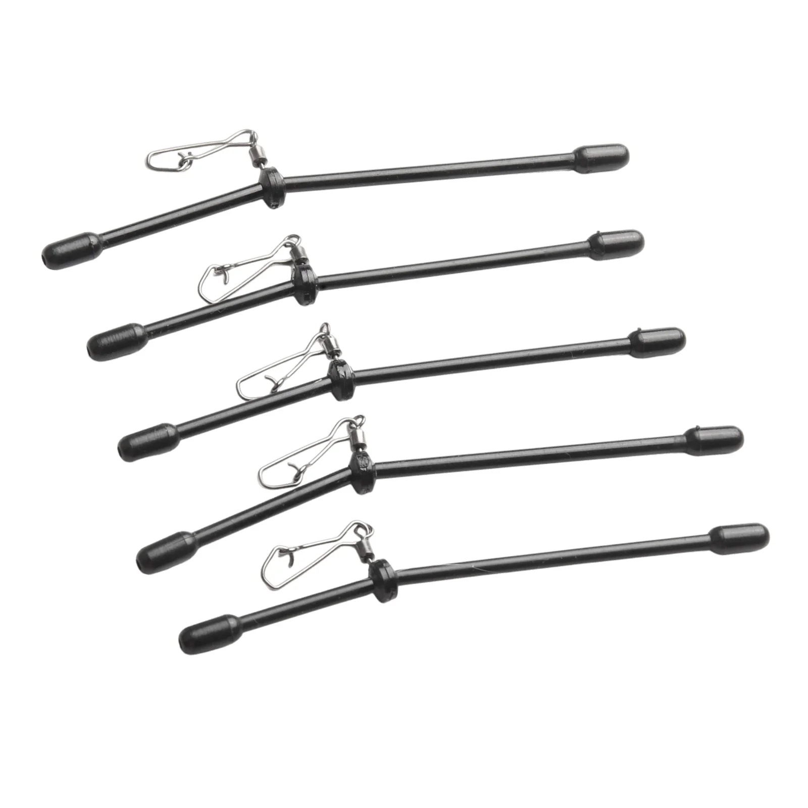 5 Stück Angeln Anti-Feeder Boom Spacer mit Druckknöpfen Balance Connector Tackle Rolling Swivel Snaps Balance Connector – Detail 33