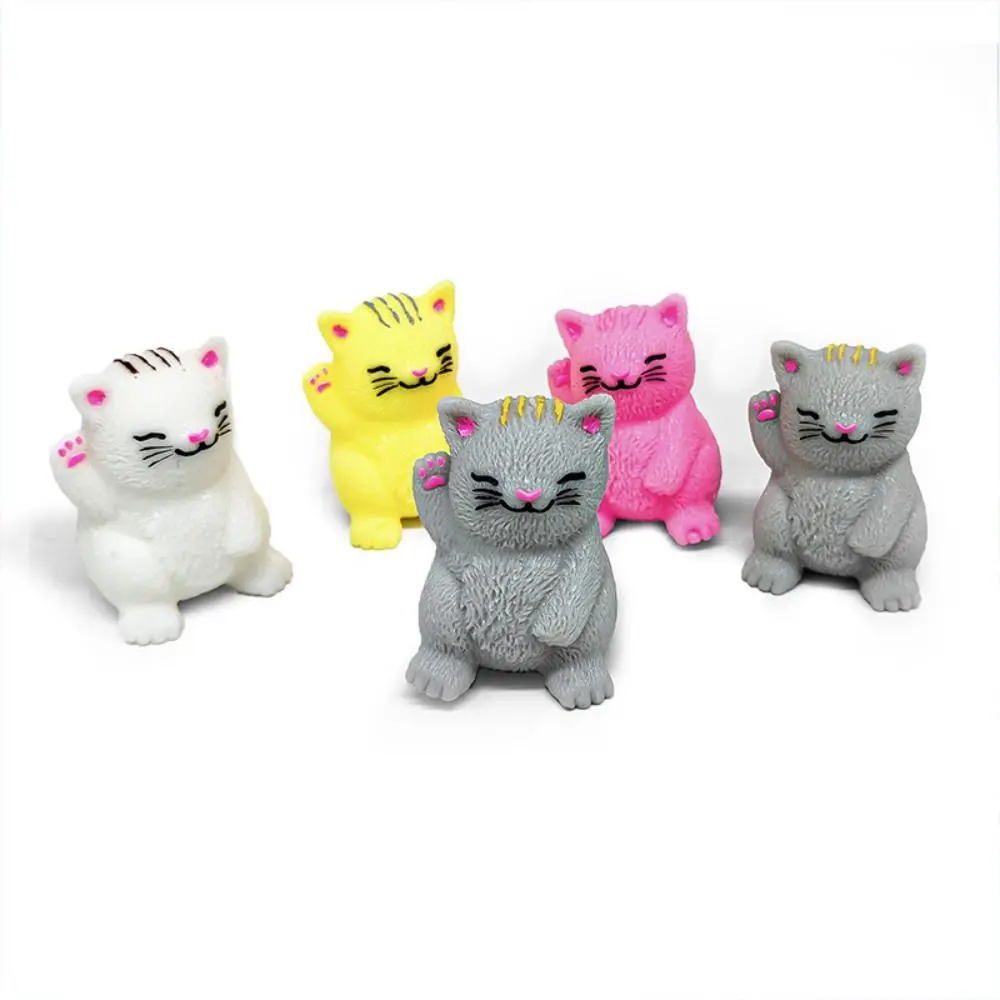 

Cat Shape Slow Rising Squeeze Toy Novelty Rebound Ball Animal Stress Relief Toy Anti-stress Tpr Slow Rebound Toy Office Workers