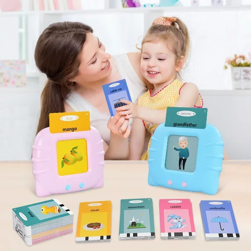 Kids English Word Games, Talking Flash Audio Cards, Learning English Machine, Toddlers Early Educatio, Language Reading Helper 2