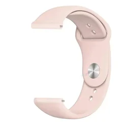 Elegant 18mm Silicone Smartwatch Band - Premium Replacement Strap - 18mm watch band (Pink sand 14)
