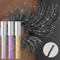 1pc Diamond Shine Waterproof Volume Curl Mascara Glitter Snow Effect,Smudge-proof  Eye Makeup for All Skin Types Women Cosmetics 2