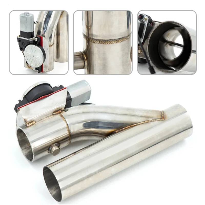 

Универсальный Электрический автомобильный глушитель, Y-Образная Трубка Из Нержавеющей Стали, отделочный клапан с удаленными аксессуарами, 2 "/2,25"/2,5 "/2,75"/3"