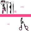 Dual Color Handle Curling Eyelash Clip Artificial Eyelash Assistant Eyebrow Trimmer Steel Needle Portable 6