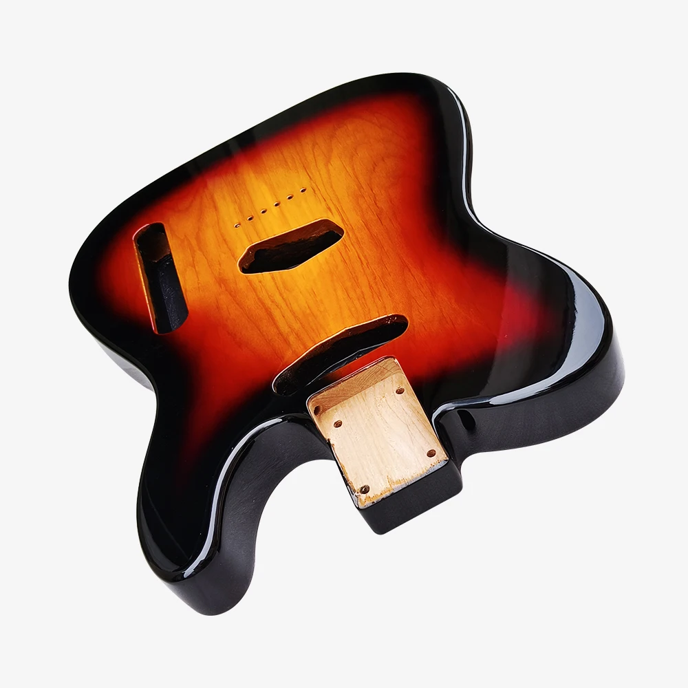 Alder TL Guitar Body Glossy Sunset Finish Telecaster Style Electric Guitar Replacement Building Kit DIY Part guitar body kit