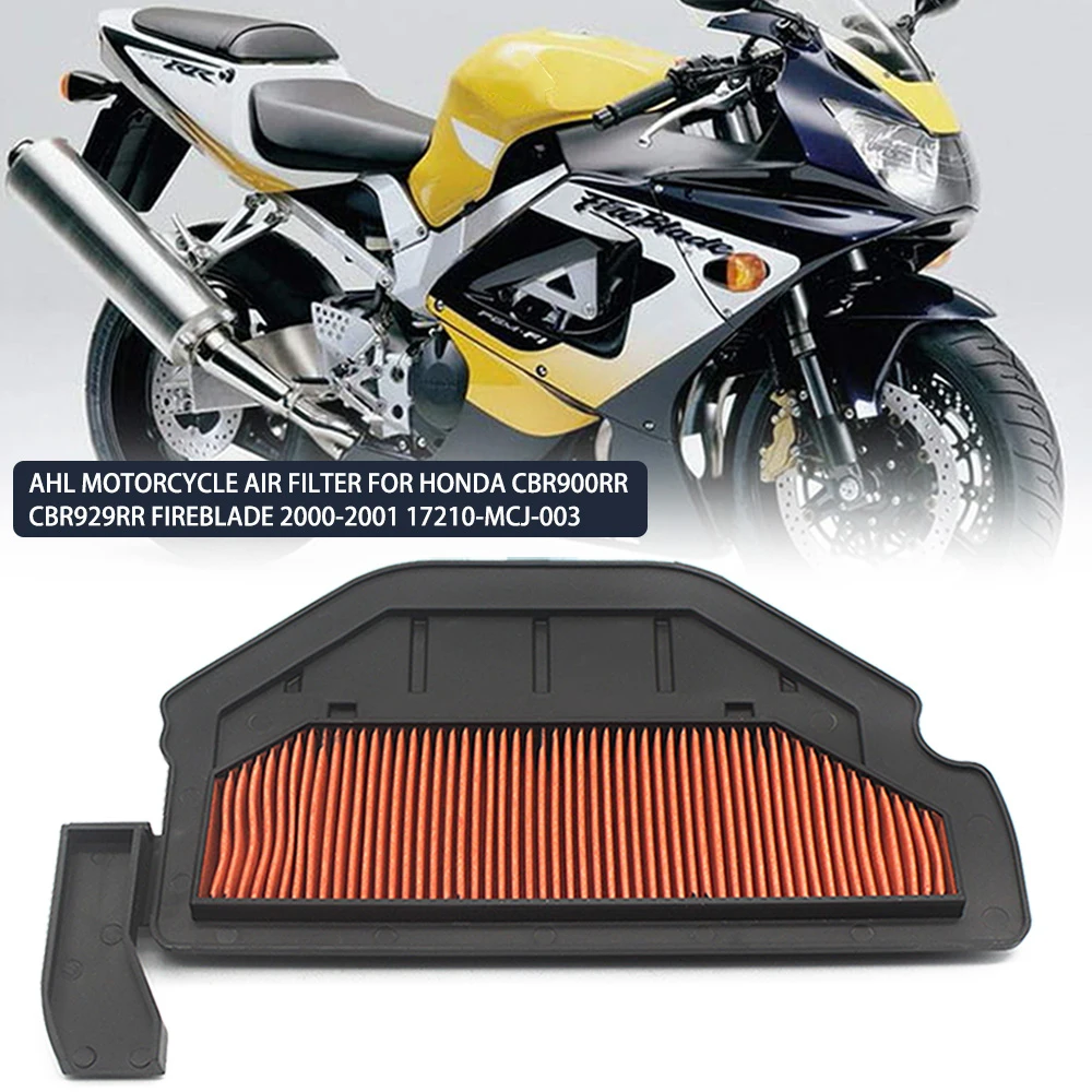Motorcycle Air Filter Intake Cleaner Replacement For HONDA CBR929RR CBR900RR Fireblade 2000 2001 CBR 900 929 RR Air Filter Motorcycle Air Filter Air Filter Cleaner