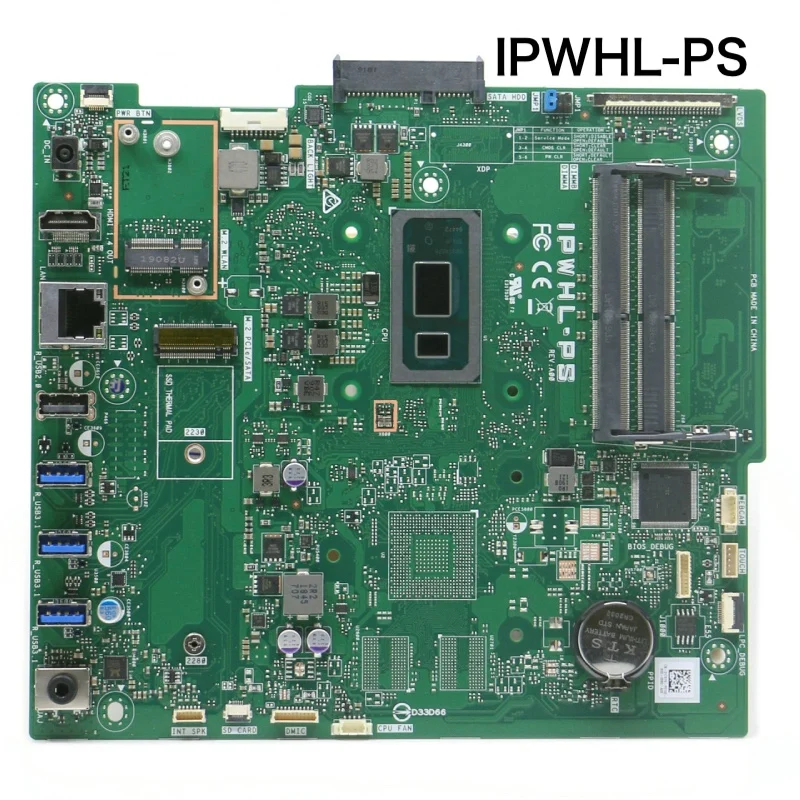 

For Dell 3280 3480 All-in-one Motherboard IPWHL-PS RJJKJ 0RJJKJ CN-0RJJKJ Mainboard 100% Tested OK Fully Work Free Shipping