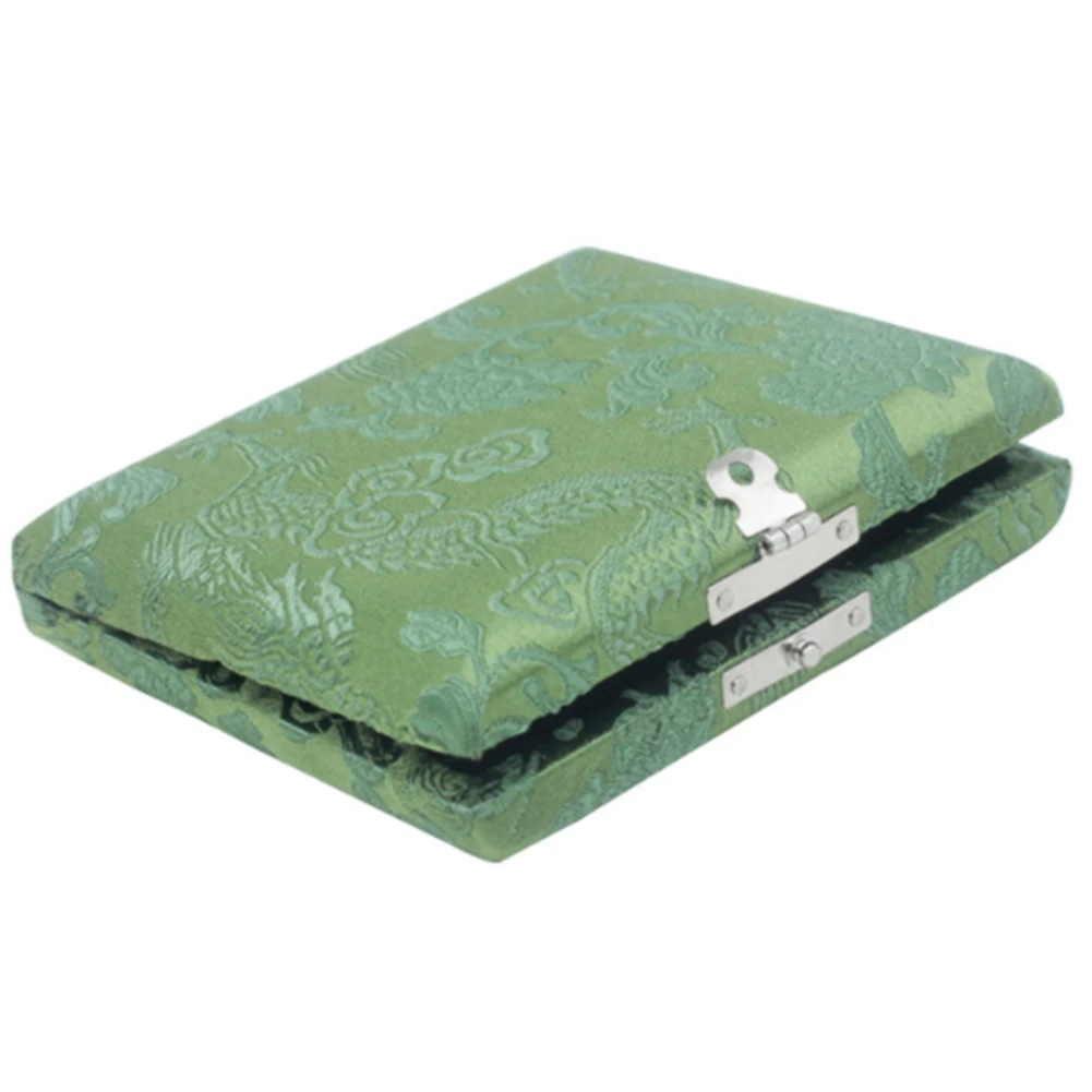 Hk.Lade Dragon Pattern Scatola Porta Canna Oboe In Legno Per 6 Pezzi Di Canne Oboe Verde