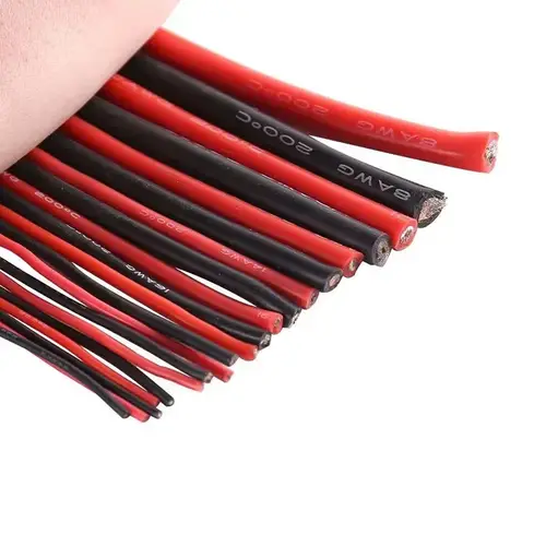 High Temperature Resistant Ultra Soft Silicon Wire 6 8 10 12 14 16 18 20 22 24 26 28AWG Red Black Cable - Image 5