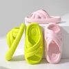 EVA Summer Women Fashion Cute Outdoor Non-Slip Rubber Slippers Indoor Soft Sole Couple Graffiti Sandals 1