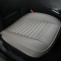 Universal Car Seat Cover Breathable PU Leather Pad Mat For Auto Chair Cushion Car Front Seat Cover Four Seasons Anti Slip Mat 1