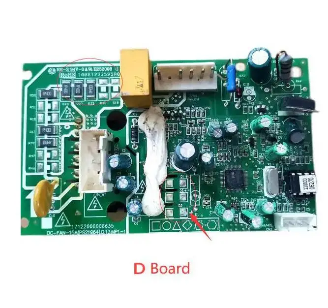 Midea DC FAN Module board 17122500000770 17122000008625 DC-Fan-15A (PS21964).D.13.MP1-1