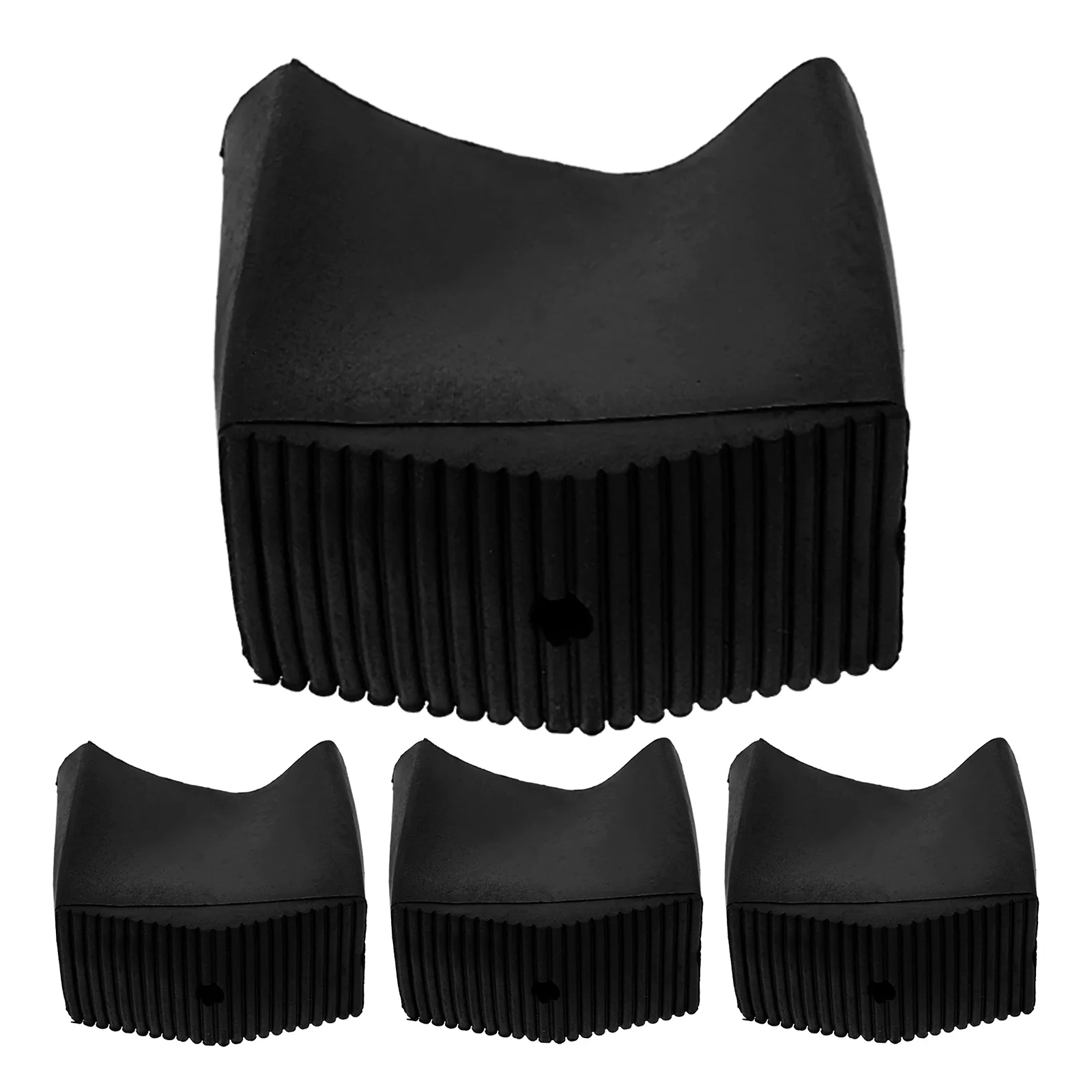 

4 шт., противоскользящие резиновые накладки на лестницу