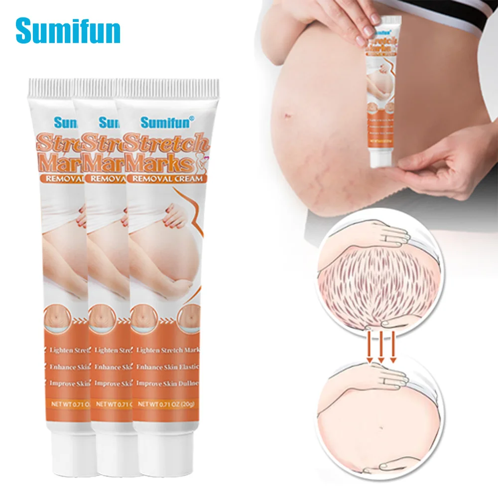 

1/3pcs Sumifun Stretch Mark Repair Cream Pregnant Postpartum Skin Laxity Scar Treatment Ointment Anti-Wrinkle Whitening Balm 20g