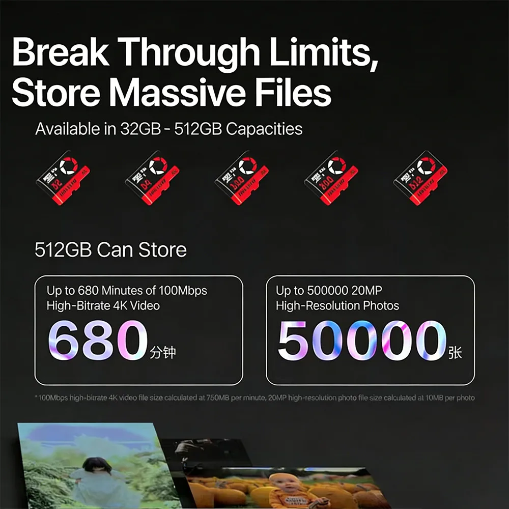 HIKSEMI TF 카드 256G DJI 포켓 3 메모리 카드 오즈모 모션 카메라 드론 마이크로 SD 카드 64G 128G 카메라 드론 블랙박스용