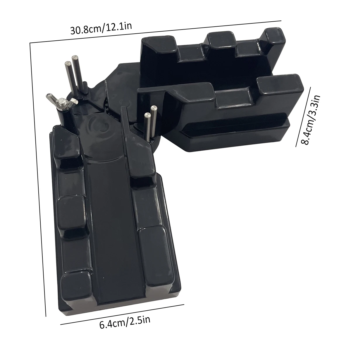 Bevel Gauge and Mitre Box 2-in-1 Mitre Measuring Cutting Tool Measure Bevels and Miter Sawing Angle Cutting Tool For Baseboards