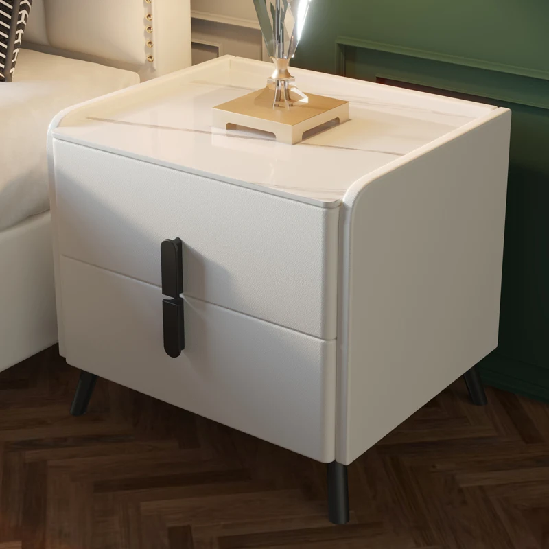 

Console Headboards Bedside Table Dressers Box Trendy Luxury Bedside Table Modern Desk Mesitas De Noche Garden Furniture Sets47