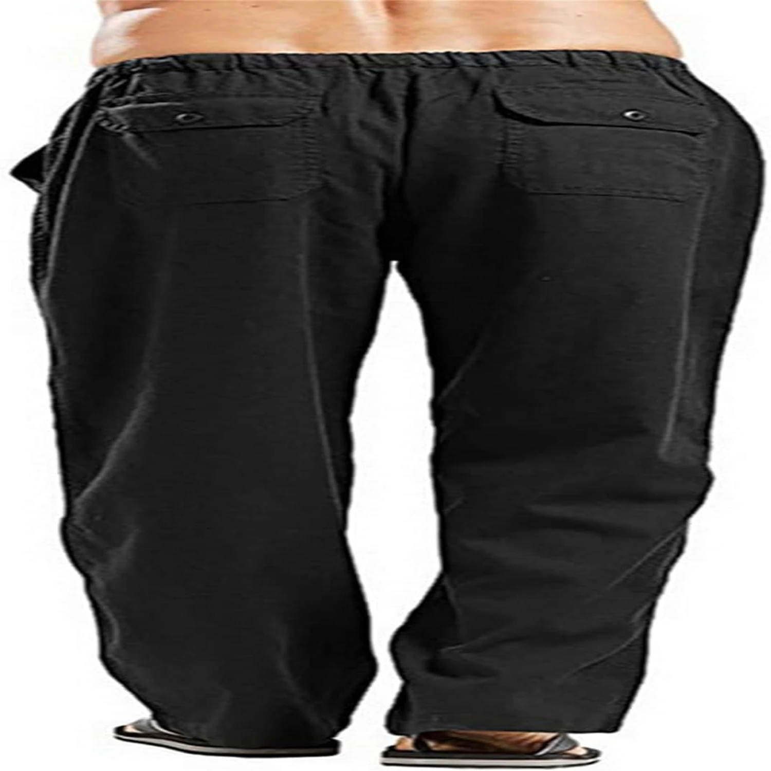 en pants for men. Stay cool and stylish in these comfortable and versatile linen bottoms. Embrace the heat stay on-trend wit