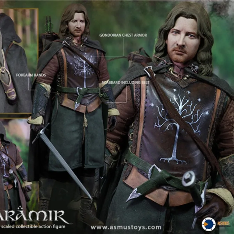 

Original Asmus Toys LOTR026 1/6 Male Soldier FARAMIR Full Set 12'' Action Figure Model Accessories Collection Collection Gift