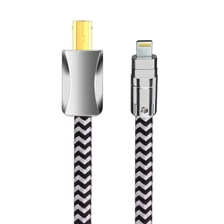 Premium HiFi Lightning to USB B OTG Cable for iPhone/iPad - Ideal for Musical Instruments and DAC Audio (Lightning to USB)