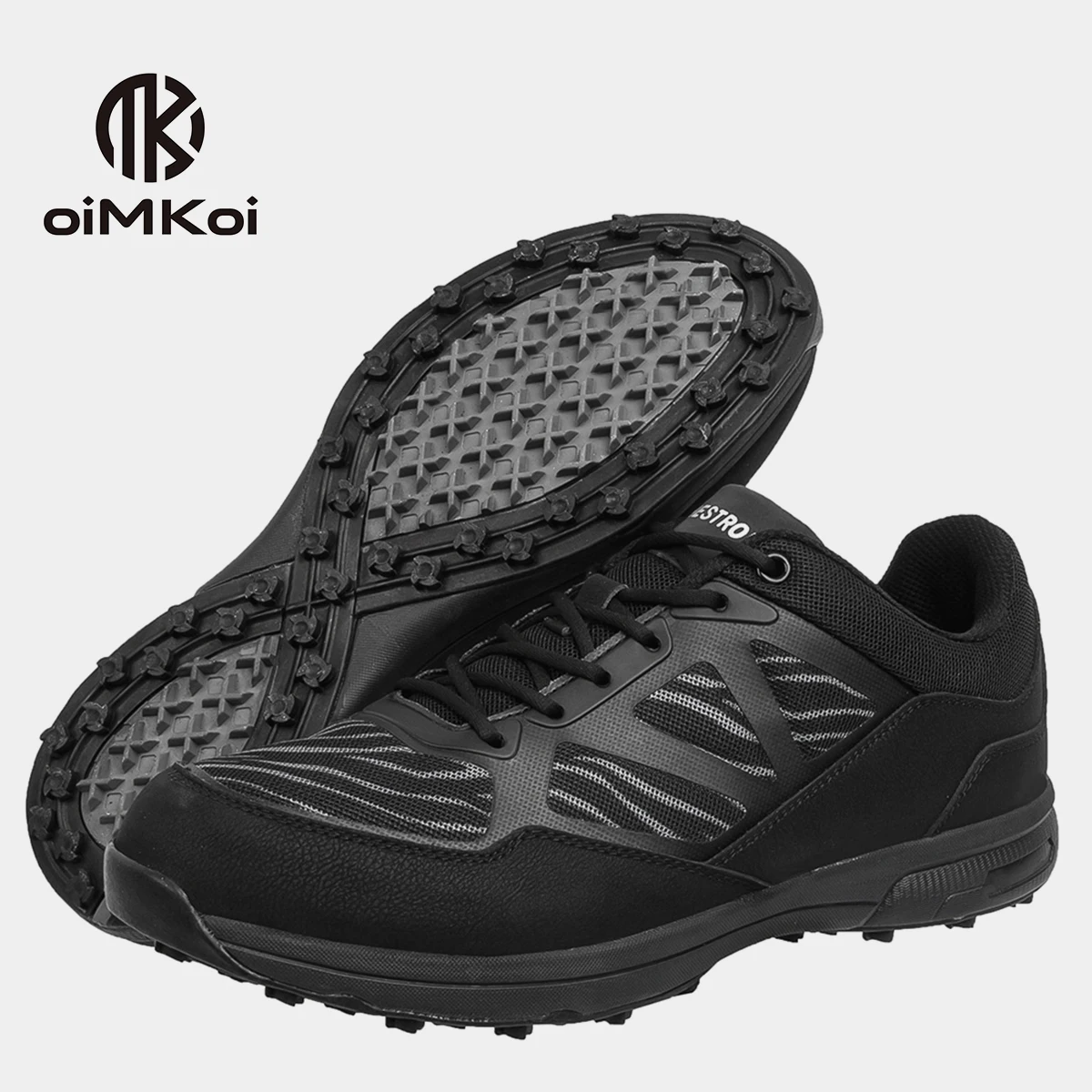 OIMKOI Premium Gentleman Pro  (W/ Spikes) Golf Shoes Professional Training Sneakers