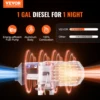 VEVOR Diesel Heater 5KW, Diesel Air Heater w/Bluetooth App Control, Remote Control and LCD,Diesel Parking Heater for RV Trailer  2