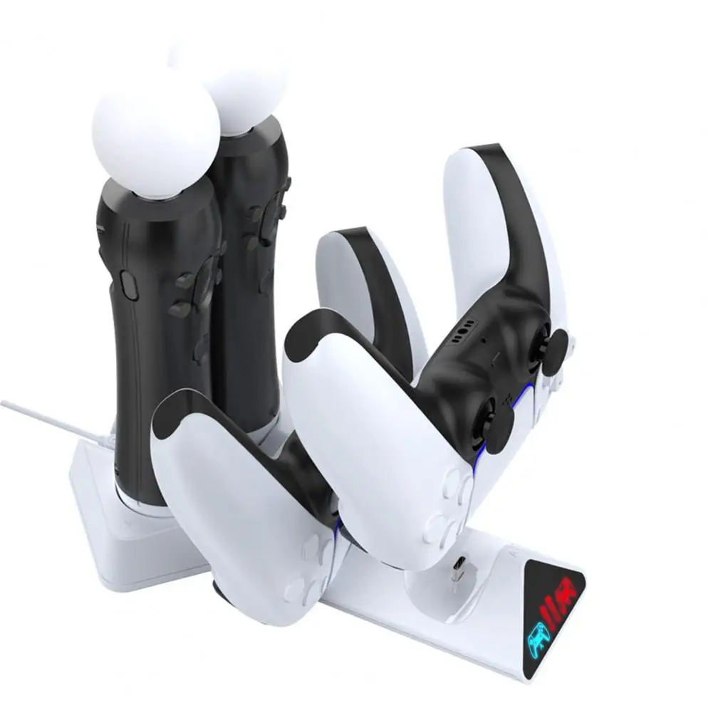 

1 Set Gamepad Charging Station Durable USB Interface Simple Operation Joystick Charging Stand Game Handle Charger