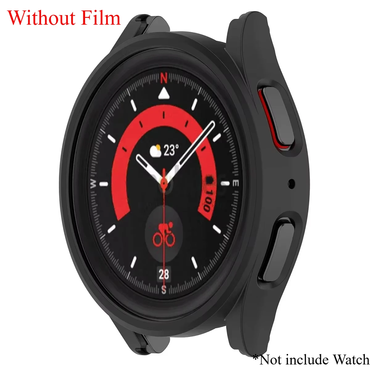 Durable Protective PC Case for Galaxy Watch 7 - Hollow Bumper Design