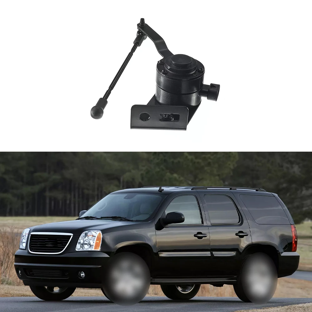 

Датчик высоты переднего кузова автомобиля для Chevrolet, Cadillac Escalade, GMC, Yukon ABS + металлические прочные черные автомобильные аксессуары, 1 шт.