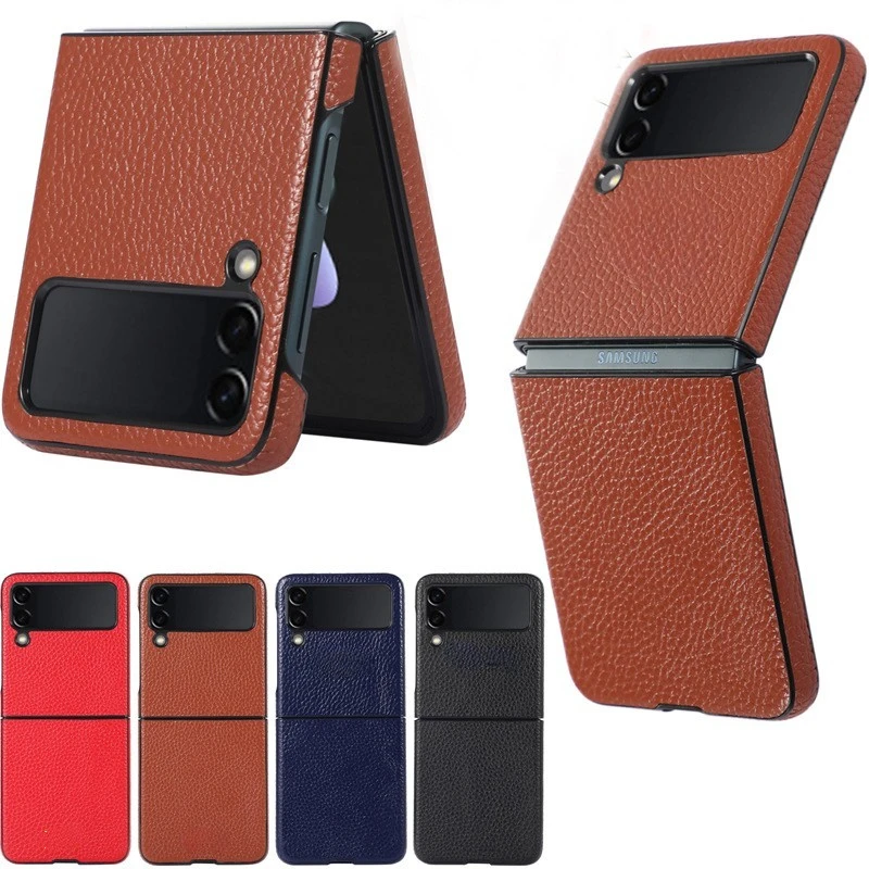 Custodia In Pelle Antiurto Per Samsung Z Flip, Cover, Antiurto, Custodie Per Pc Di Lusso Per Samsung Galaxy Z Flip 4, 1, 2, 3