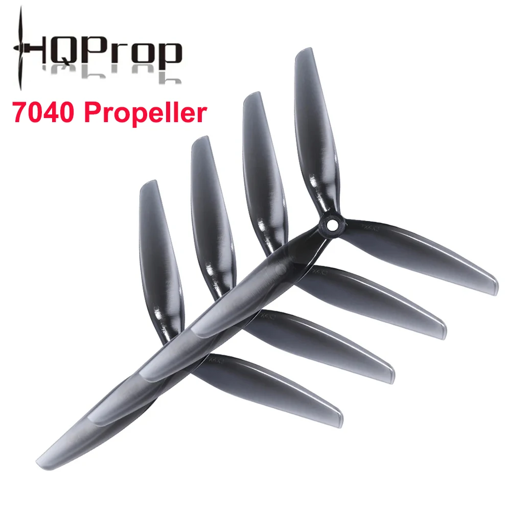 Lot de 20 paires d'hélices 7 pouces 3 pales en polycarbonate pour drone FPV, emballage d'origine