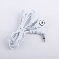 Câble de connexion 3.5mm 2/4 têtes pour masseur Tens, Machine d'électrothérapie, fils d'électrode, Massage et Relaxation 3