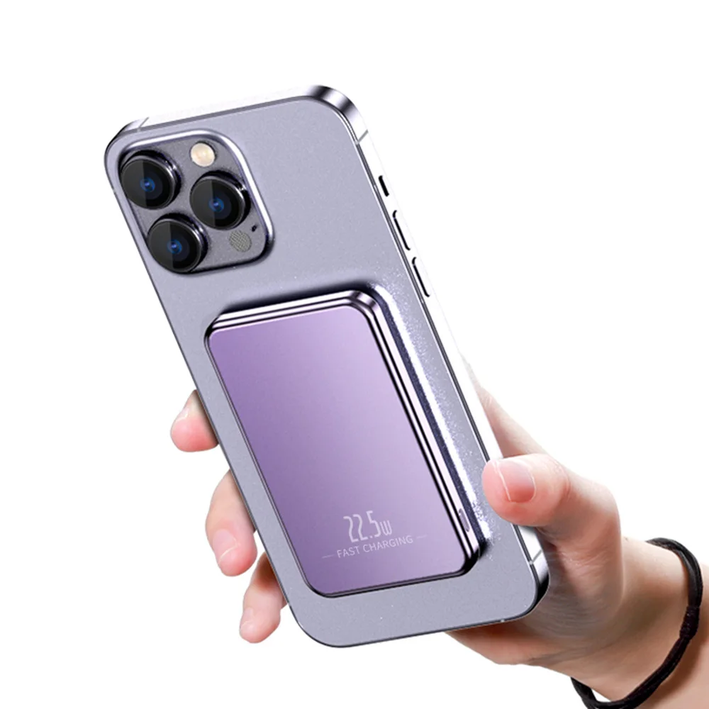 M&W HY-V5 22.5W Magnetic Wireless Charger MacSafe power bank for iPhone 15 14 13 12 Pro Max Xiaomi Samsung 3