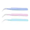 3x Eyelash Extension Tweezers Precision Tweezers for Eyebrow DIY Soldering 1