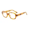 Retro Transparent Myopia Glasses Red Square Thick Frame Glasses 0 To -4.0 Anti Blue Light Myopia Glasses Neutral Glasses 4