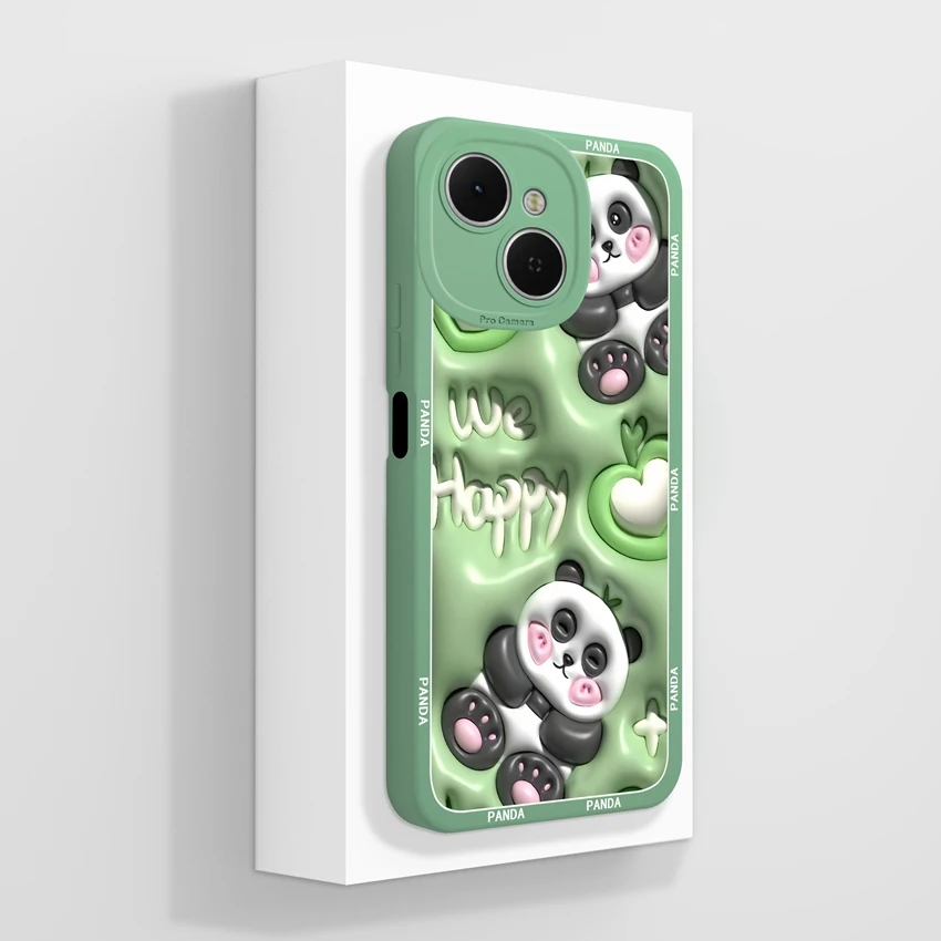 Cute Rabbit Shockproof Silicone Phone Case - Tecno Spark 40C