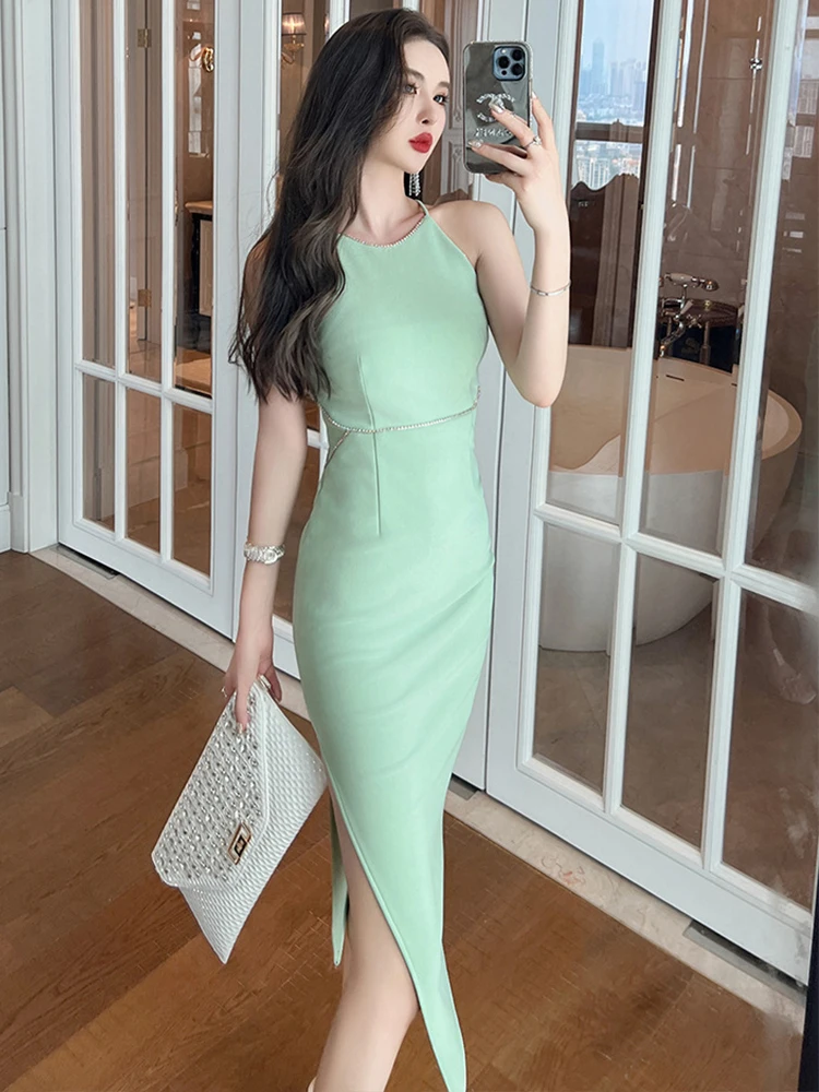 Fashion Summer Evening Long Dress Women Elegant Luxury Sexy