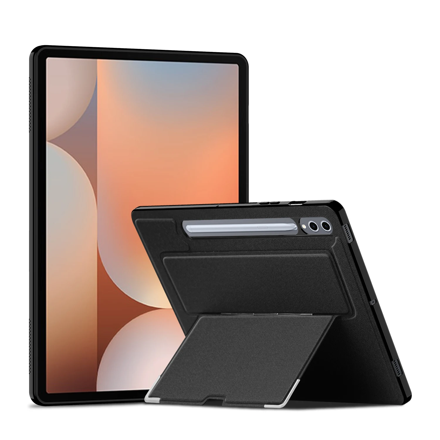 Enhanced Tablet Stand Case with Shell Back Cover, 14.6 to 12.4